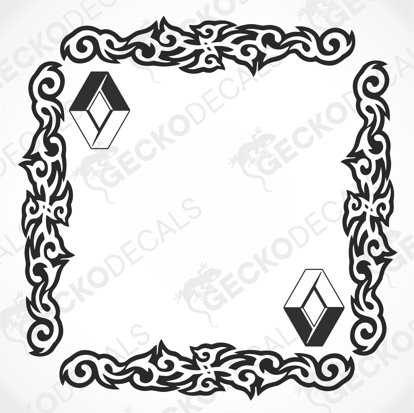 RENAULT TIBAL SIDE WINDOW DECALS