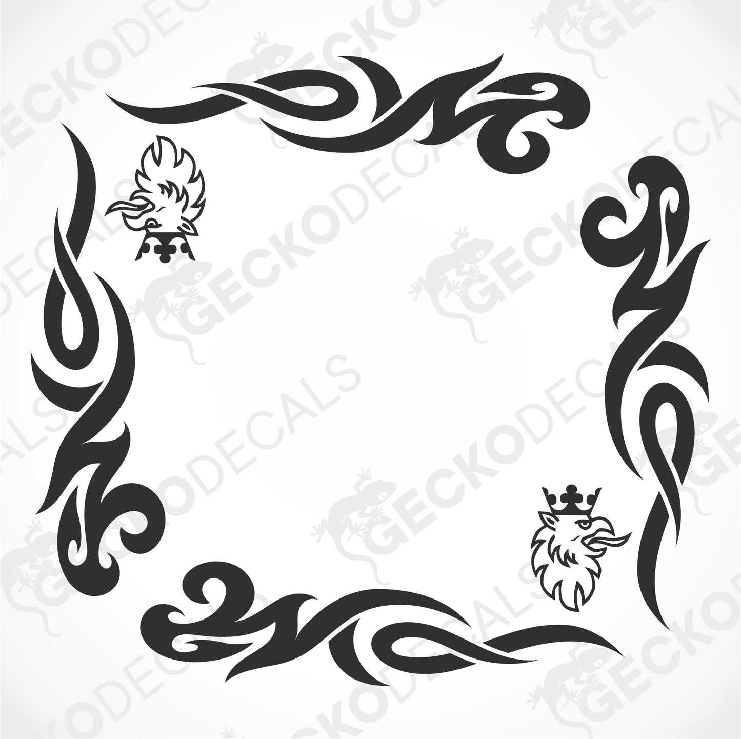 SCANIA TRIBAL SIDE WINDOW DECALS