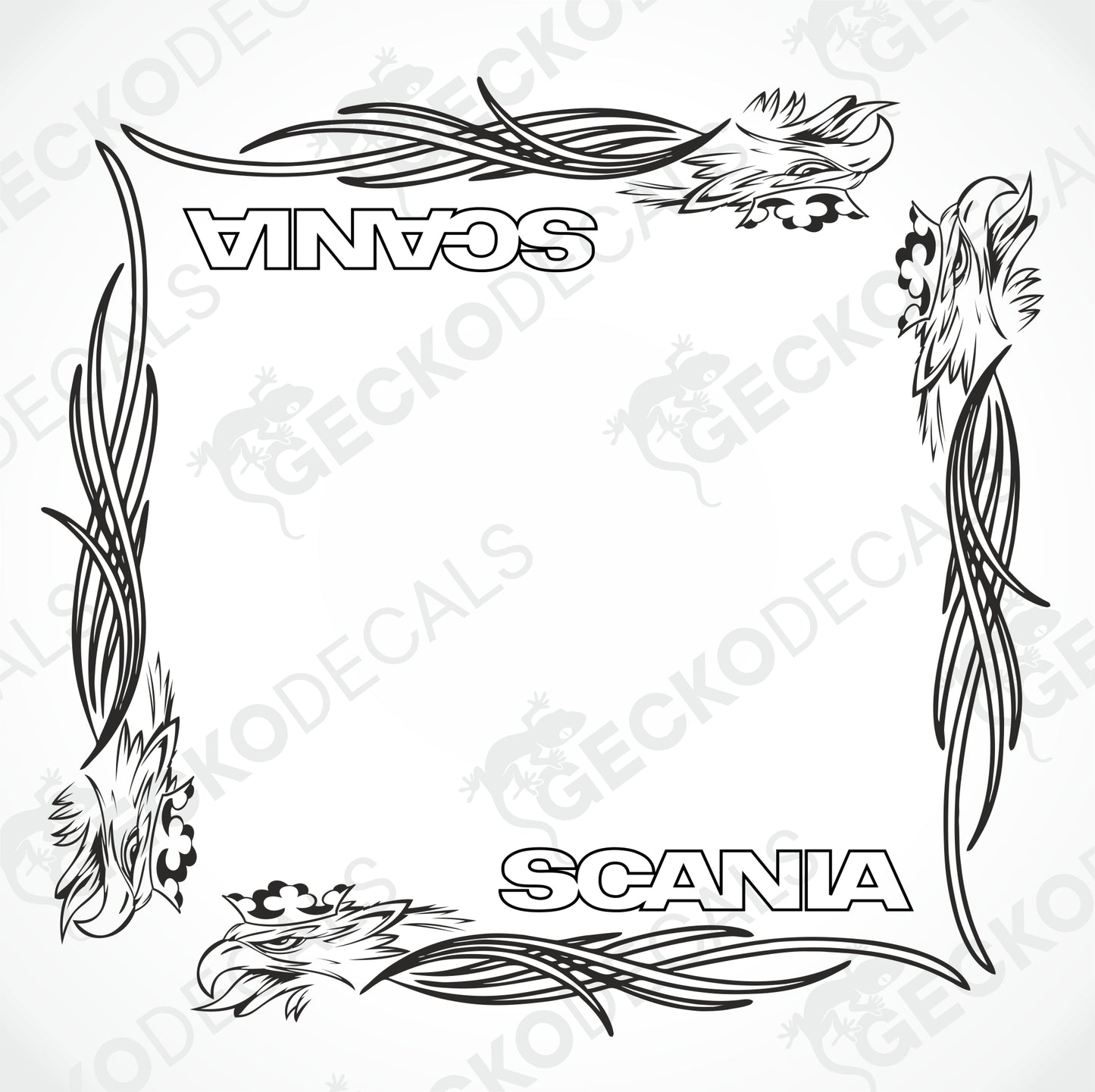 SCANIA GRIFFIN TRIBAL DEKOR SIDORUTA