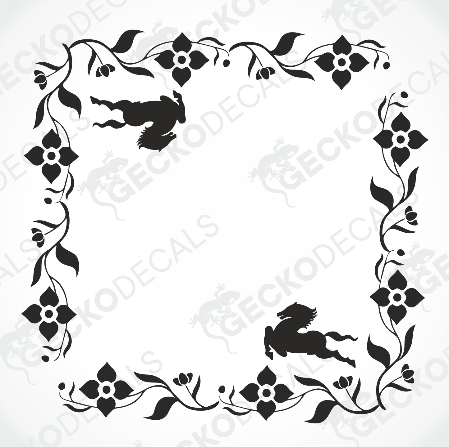 IVECO FLORAL SIDE WINDOW DECALS
