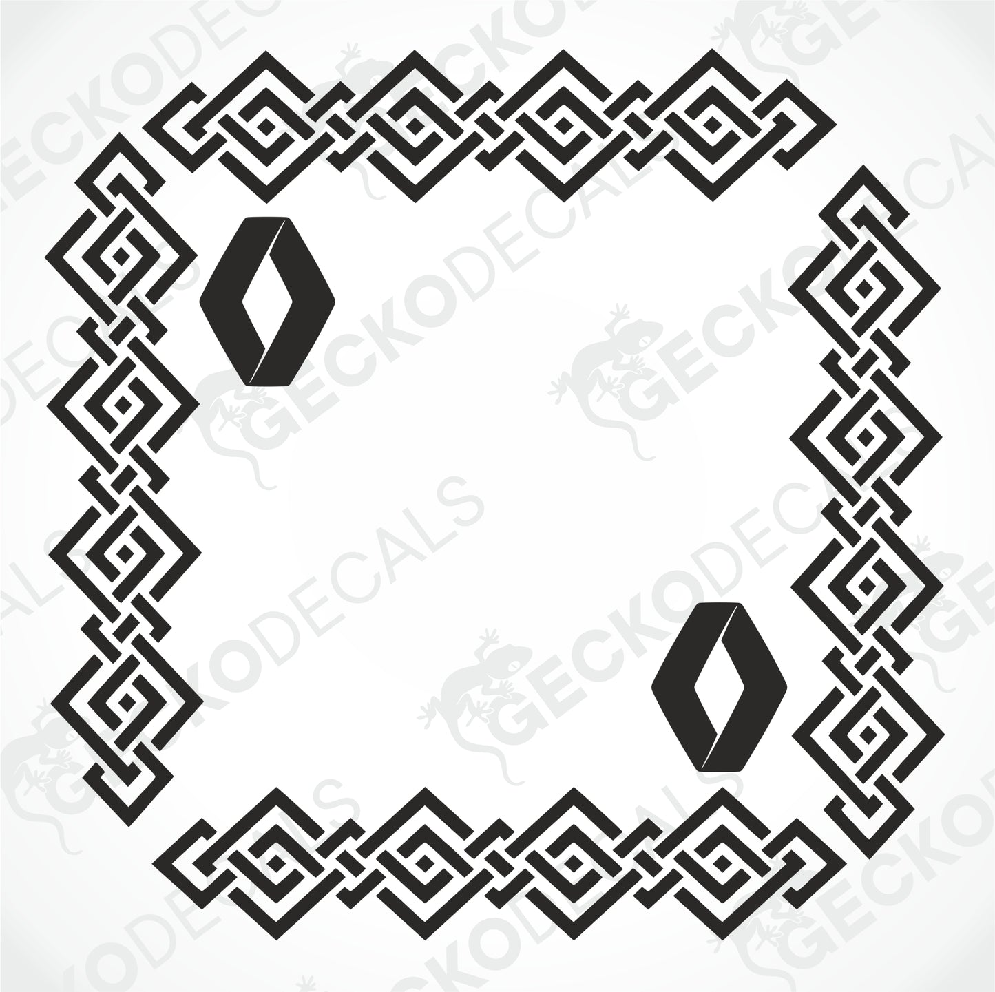 RENAULT SIDE WINDOW DECALS