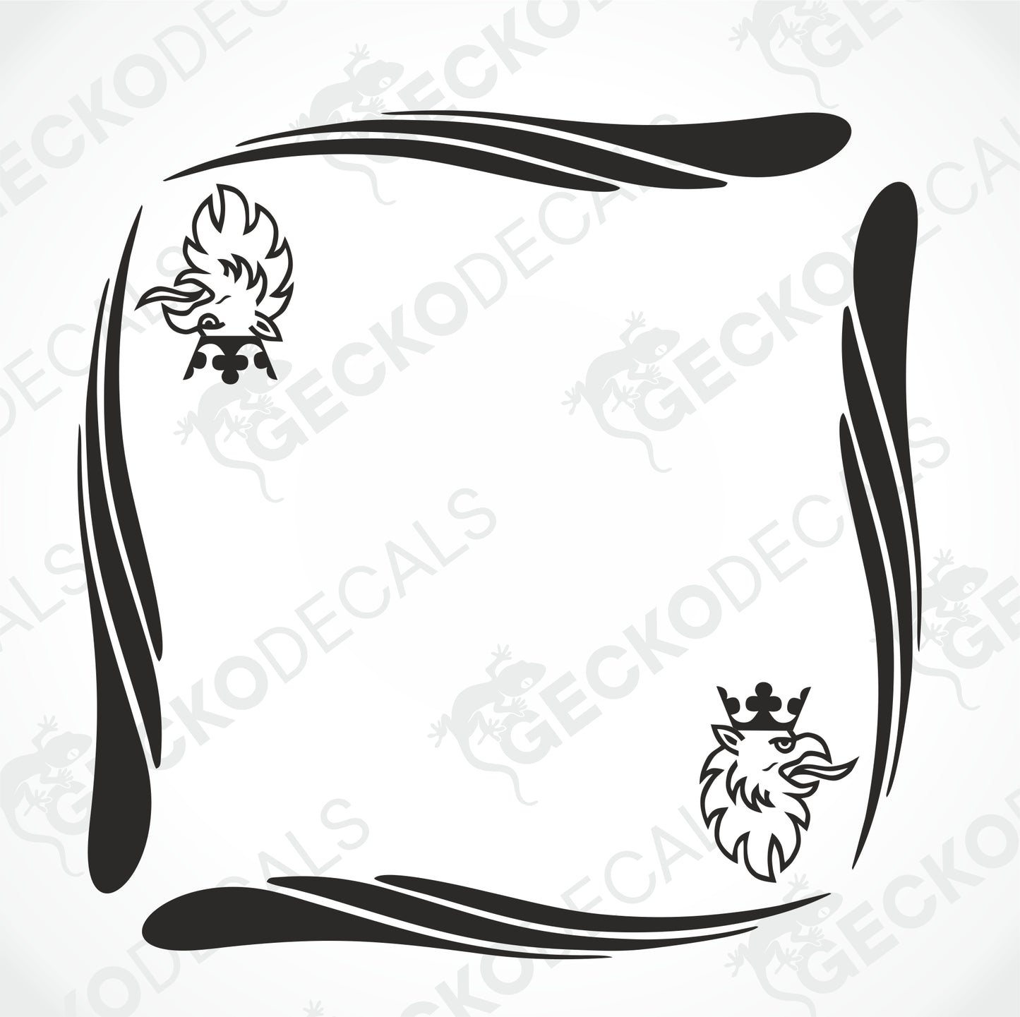 SCANIA TRIBAL SIDE WINDOW DECALS