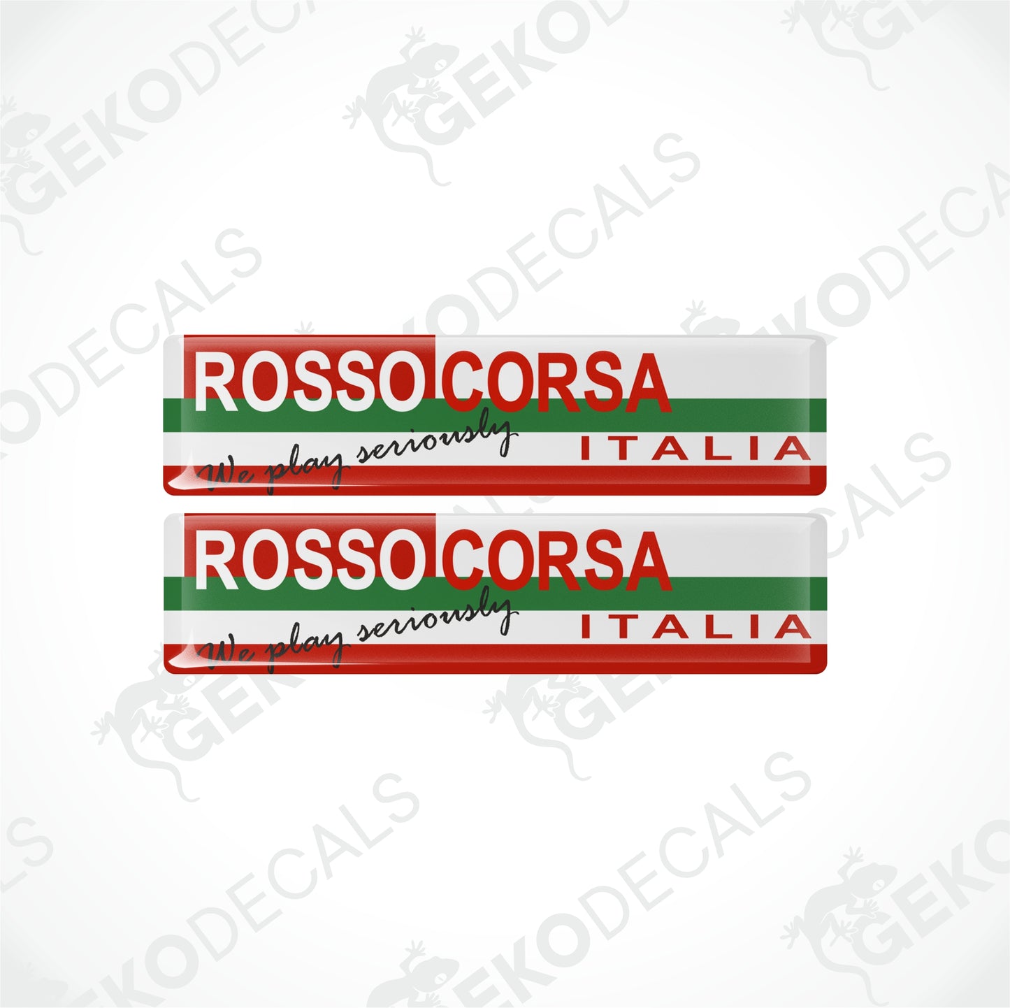 ROSSO CORSA ITALIA WE PLAY SERIOUSLY