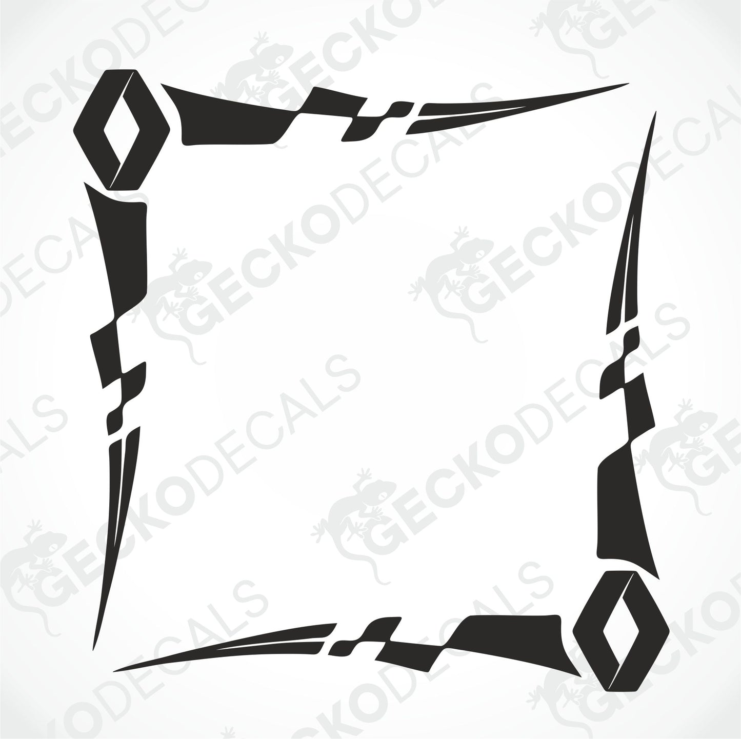 RENAULT SIDE WINDOW DECALS