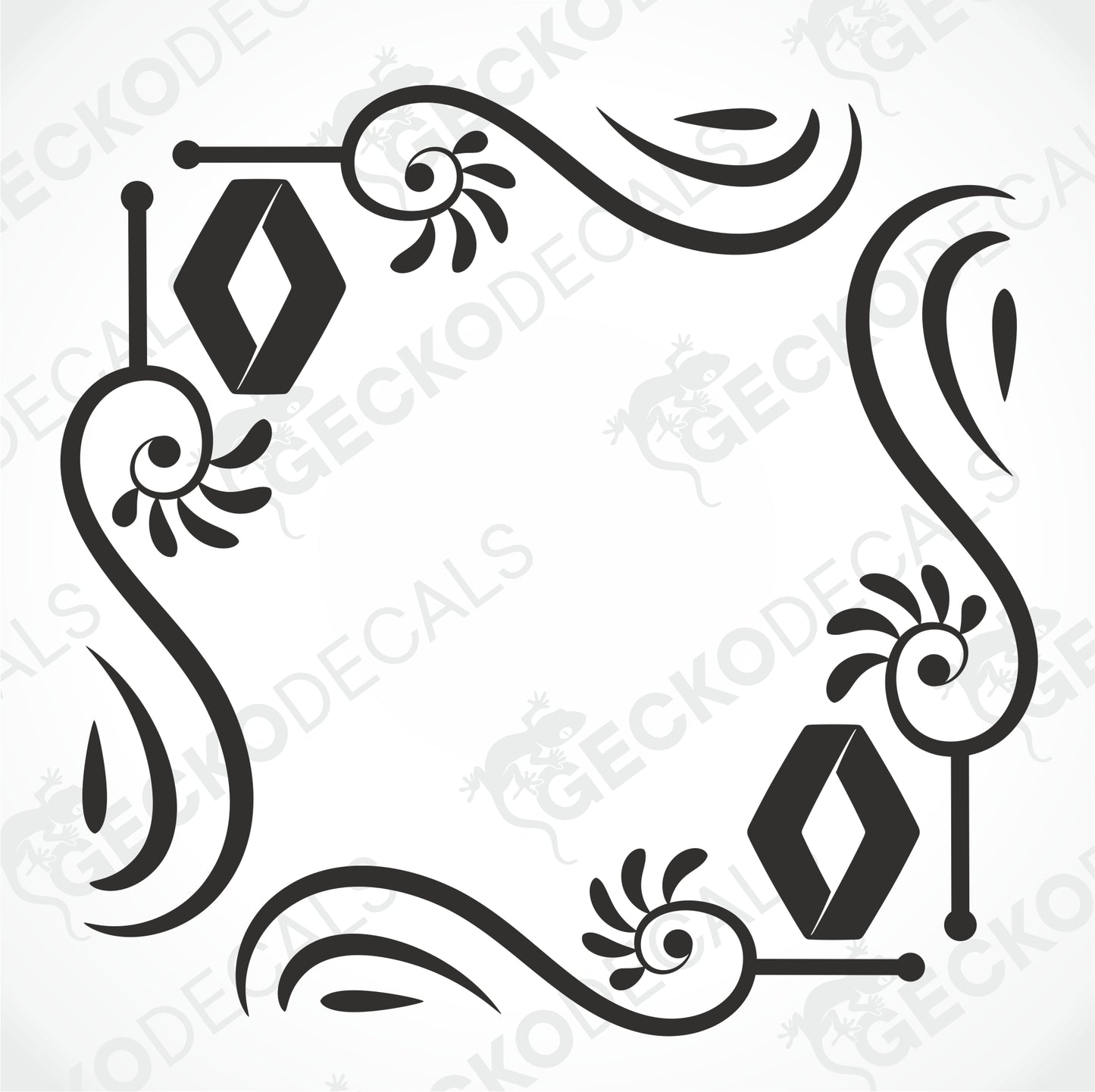 RENAULT SIDE WINDOW DECALS