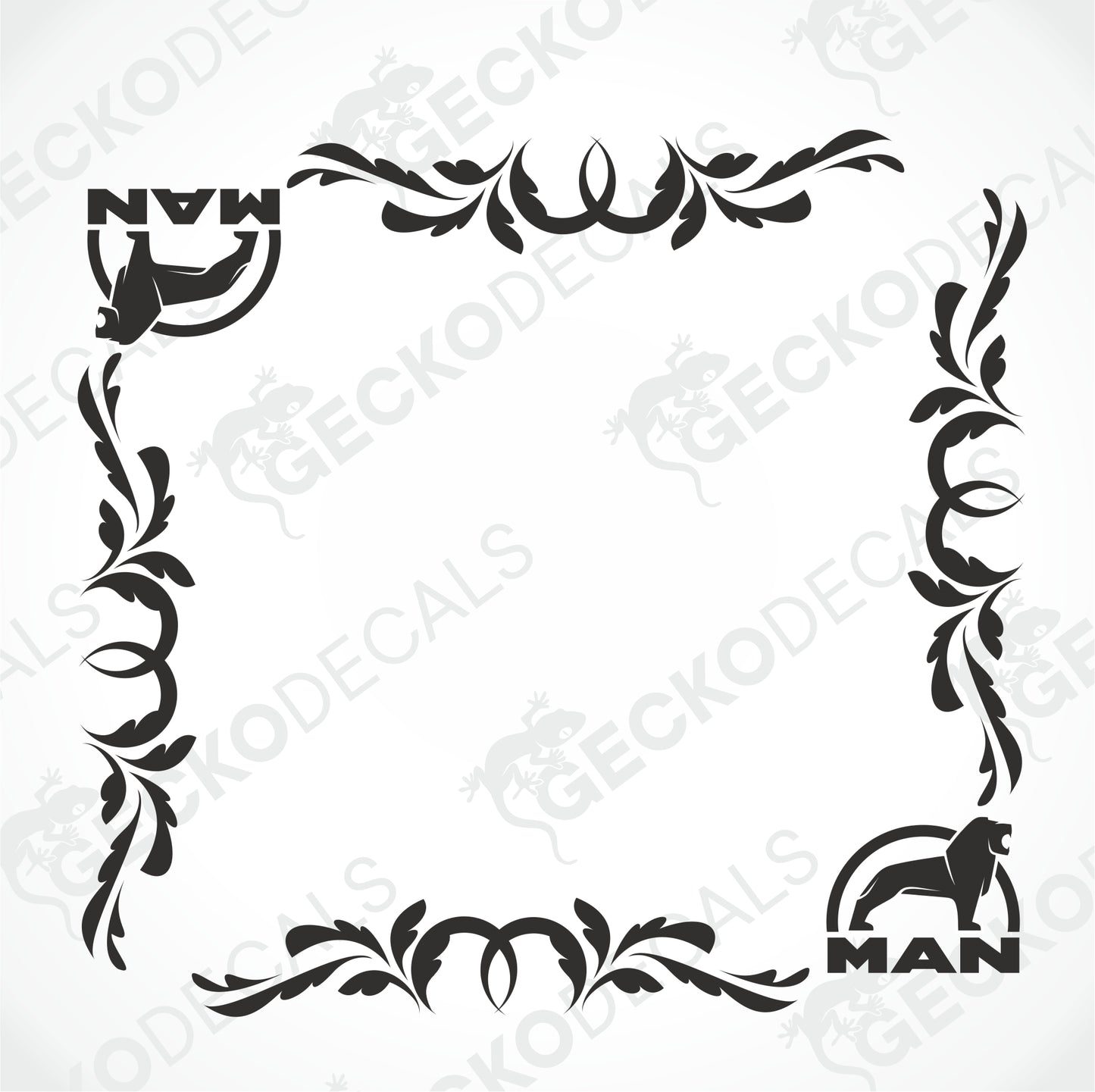 MAN SIDE WINDOW DECALS