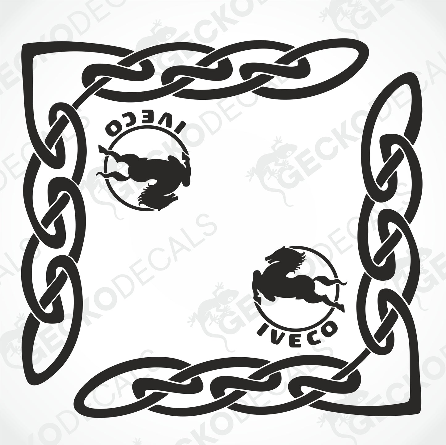 IVECO SIDE WINDOW DECALS