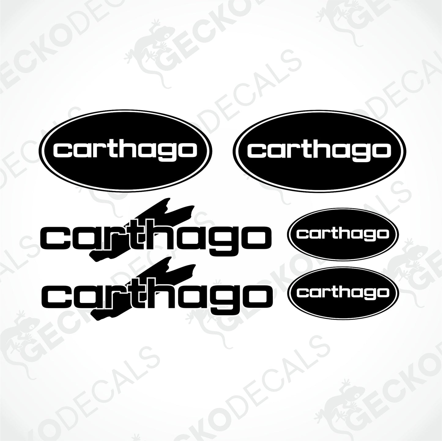 Carthago Caravan logotypuppsättning