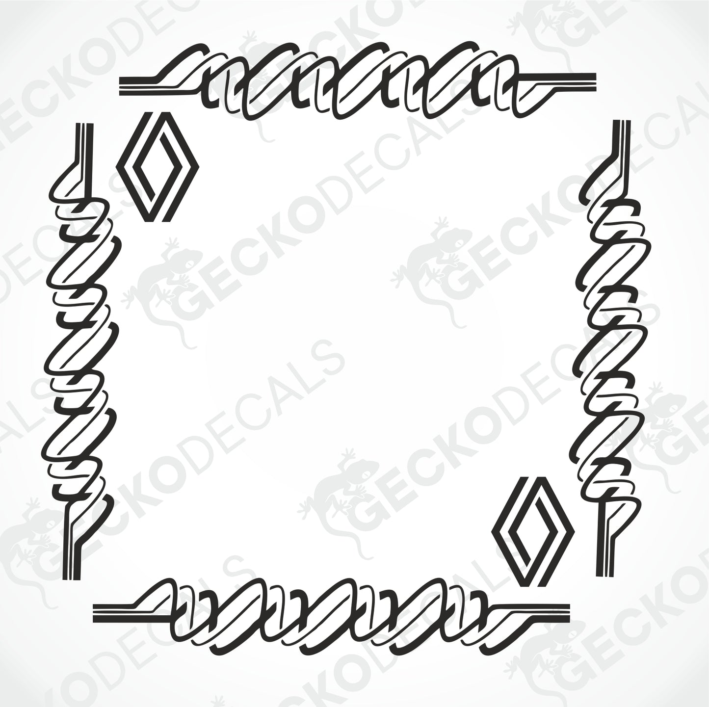 RENAULT SIDE WINDOW DECALS