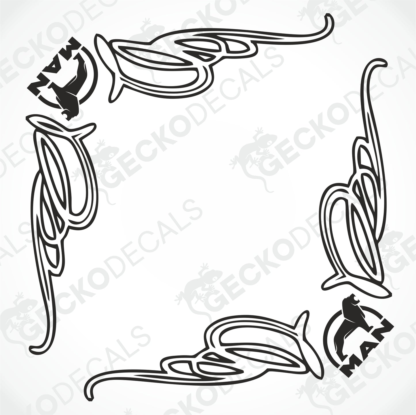 MAN SIDE WINDOW DECALS