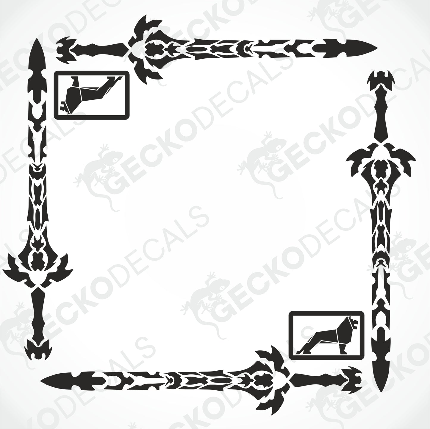 MAN SWORDS SIDE WINDOW DECALS