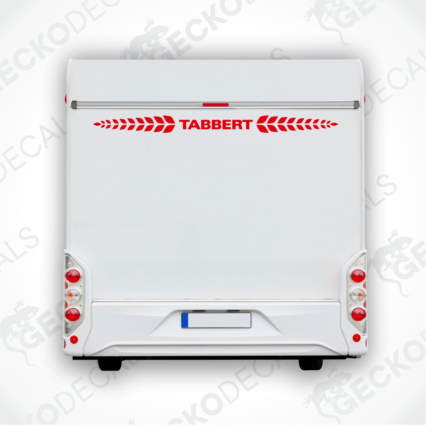 TABBERT STICKER ON THE BACK OF THE PART
