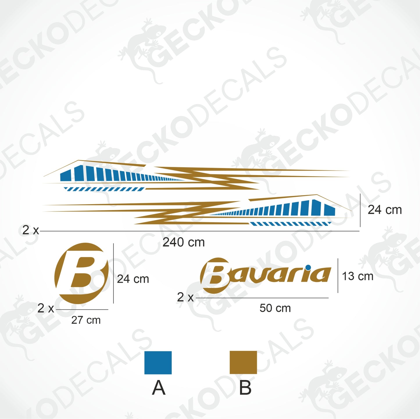 Bavaria dekorset