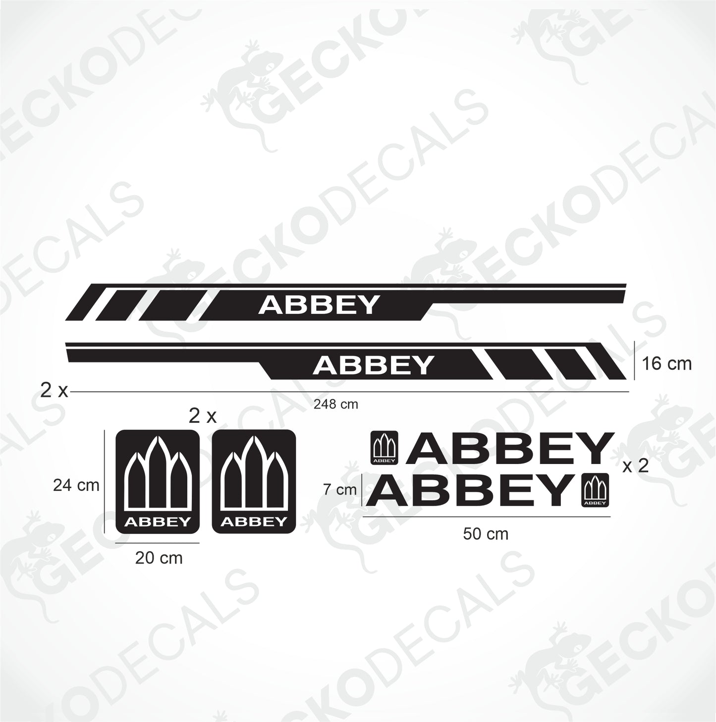 DEKORATIONSSATS ABBEY