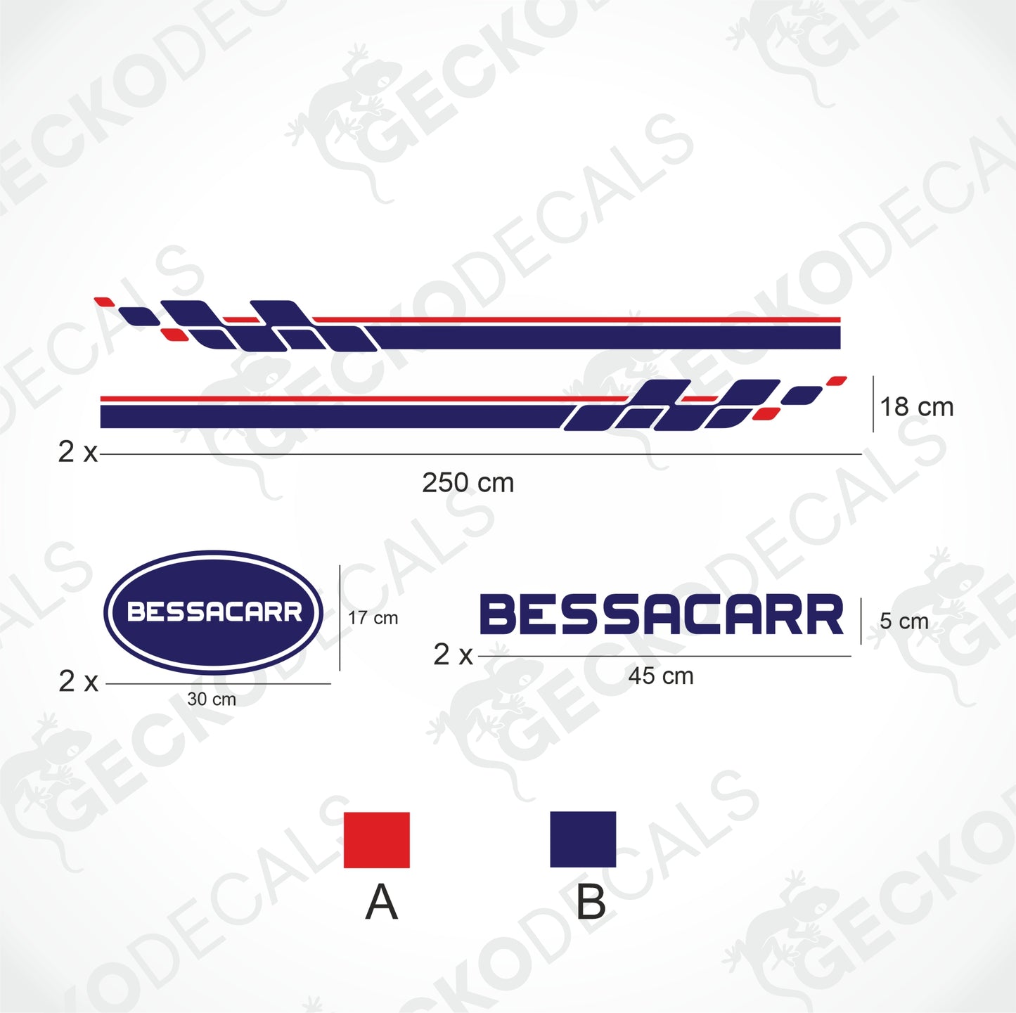DEKORATIONSSATS BESSACARR