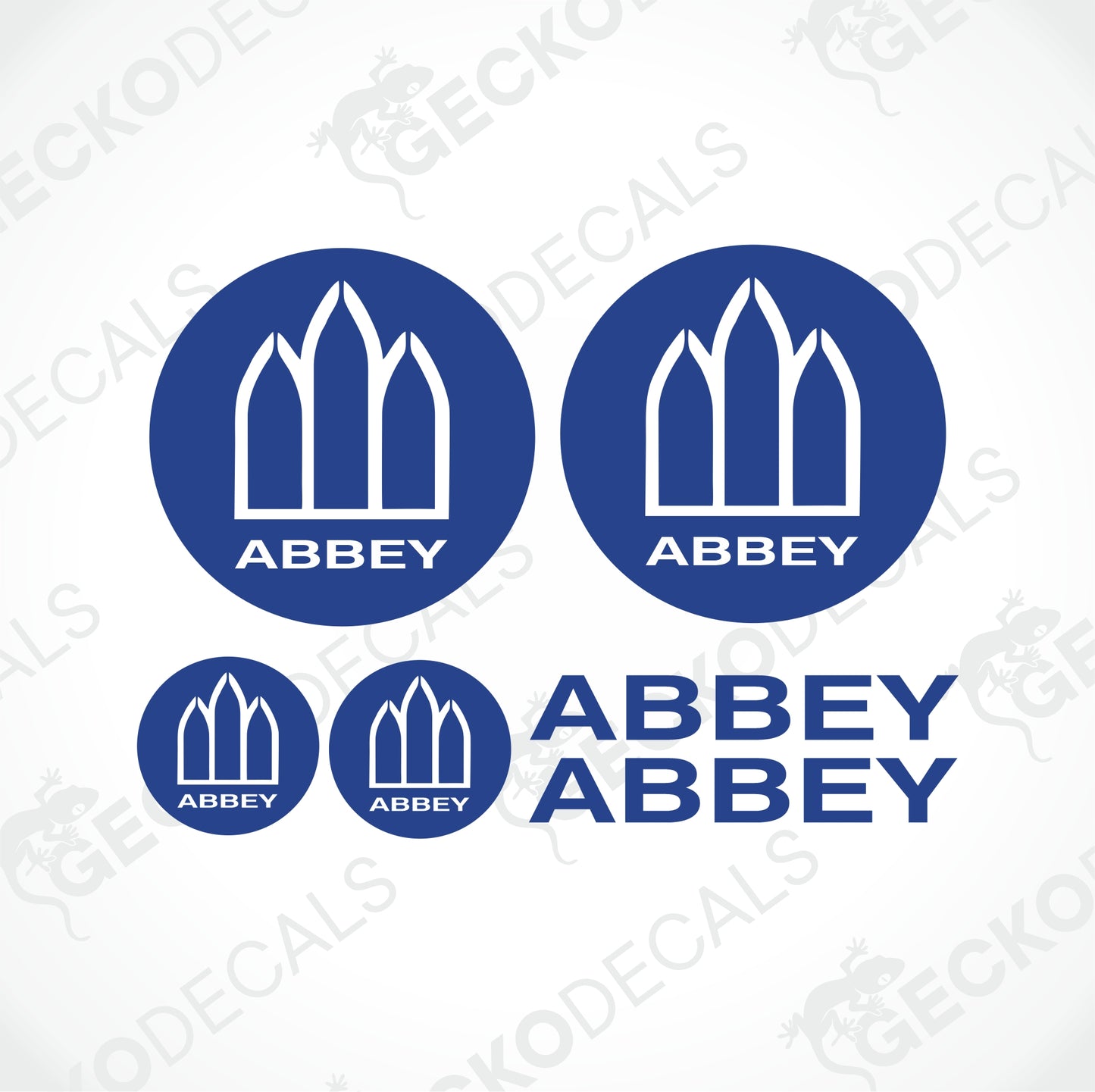 ABBEY HUSVAGN LOGOTYP UPPSÄTTNING