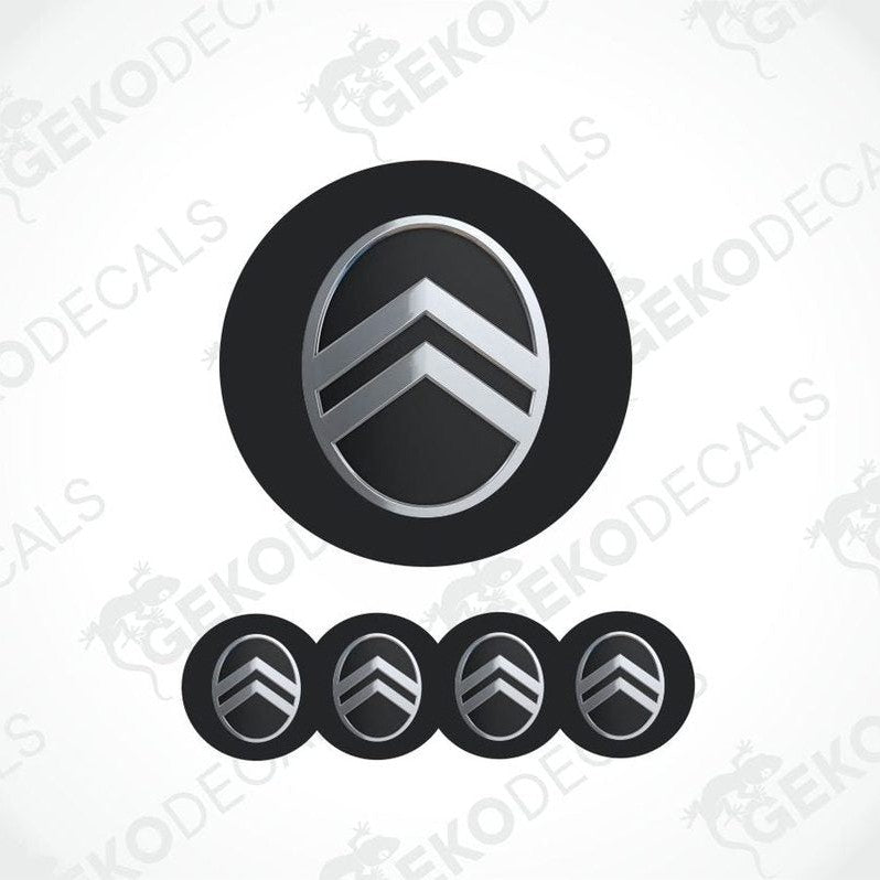 Citroén logo and emblem design on a white background with 'Gekodecals' branding.