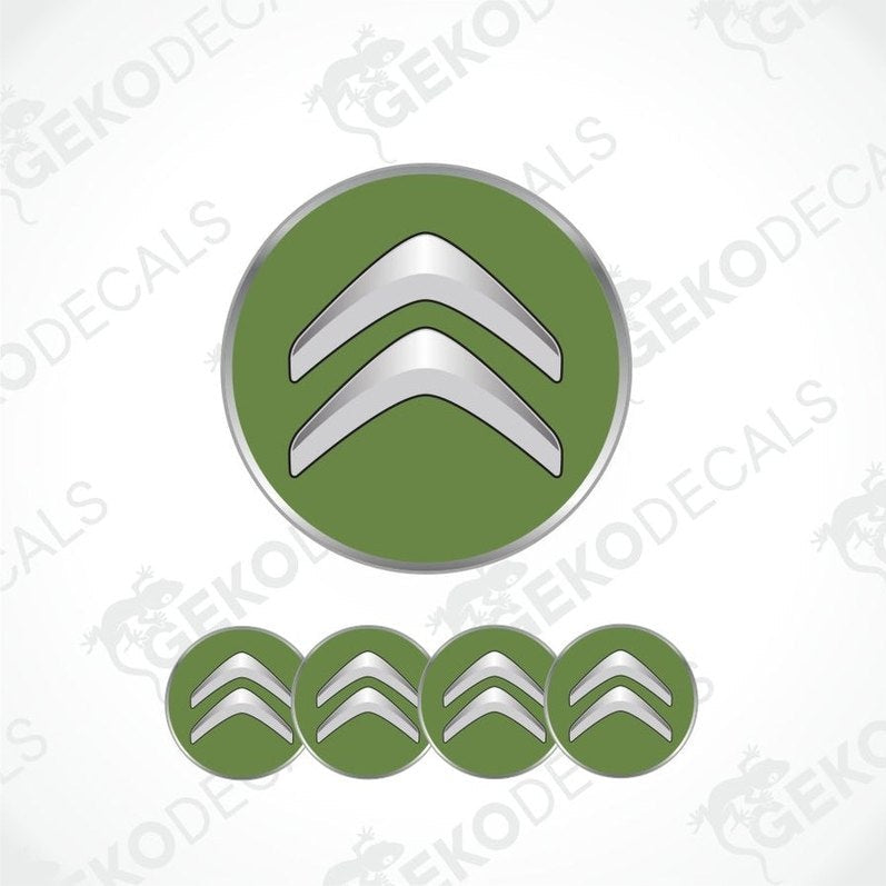 Citroén logo and branding on a white background with 'Gekodecals' watermark.