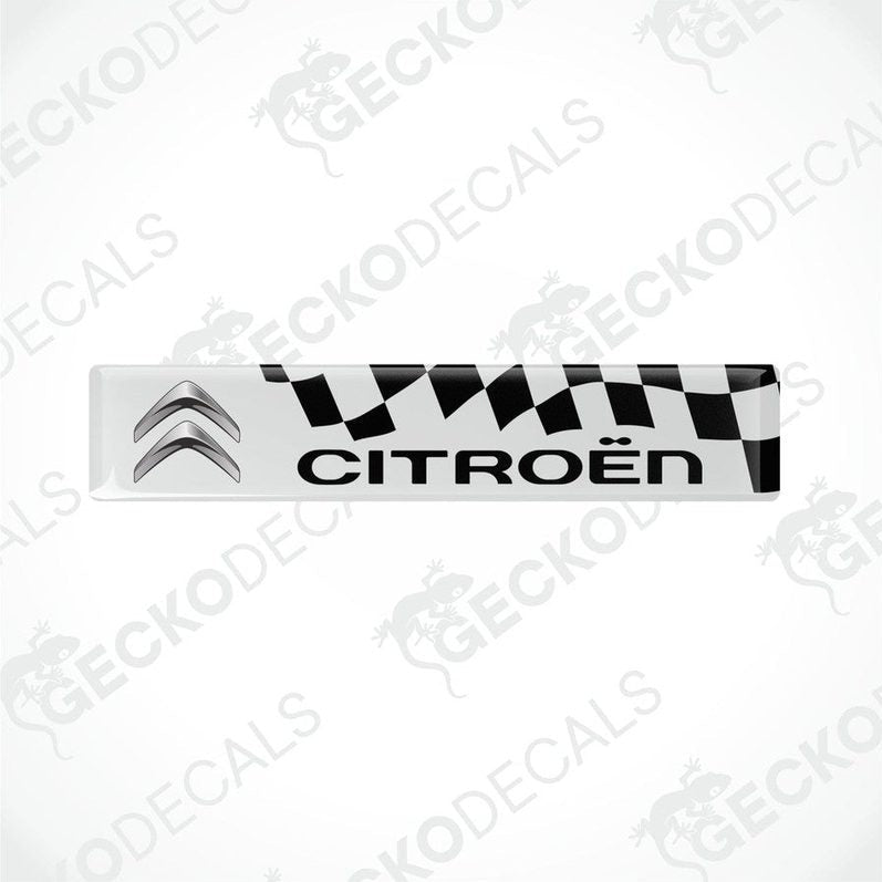 Black, white, and red vinyl stickers with the CITROEN brand logo.
