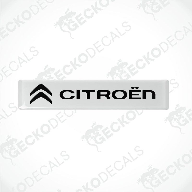 White vinyl decals with the black CITROEN logo