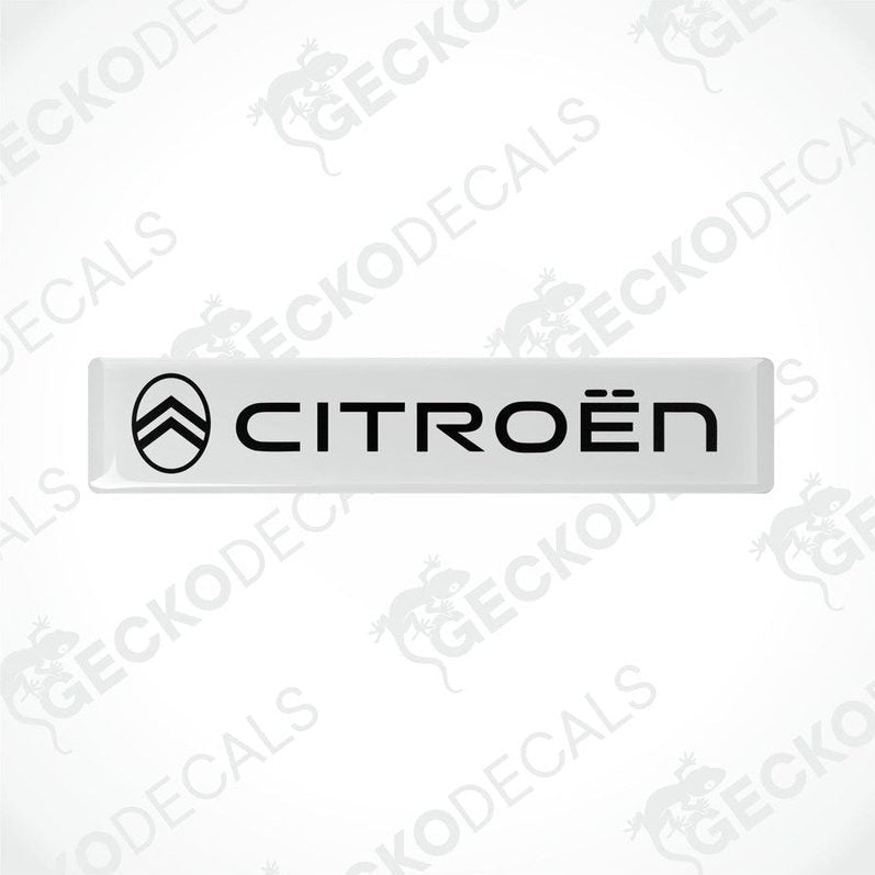 White vinyl decals with the black CITROEN logo