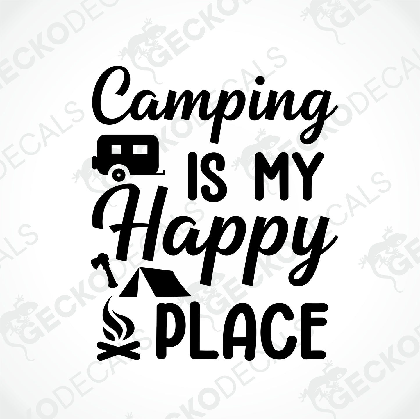 CAMPING ÄR MIN LYCKLIGA PLATS
