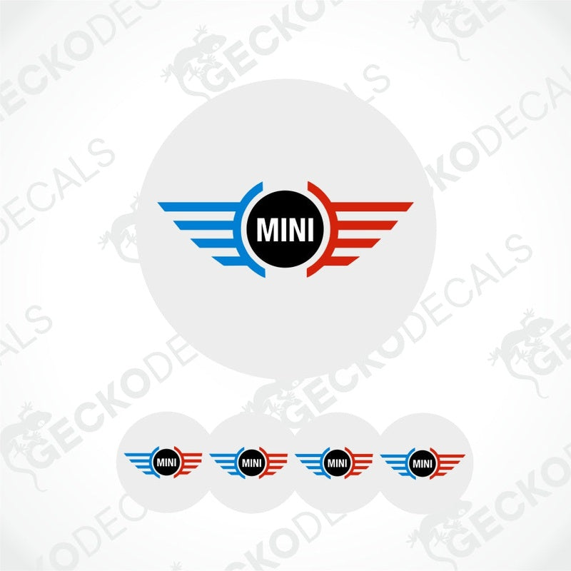 Mini logo on a white background with multiple instances of the logo.