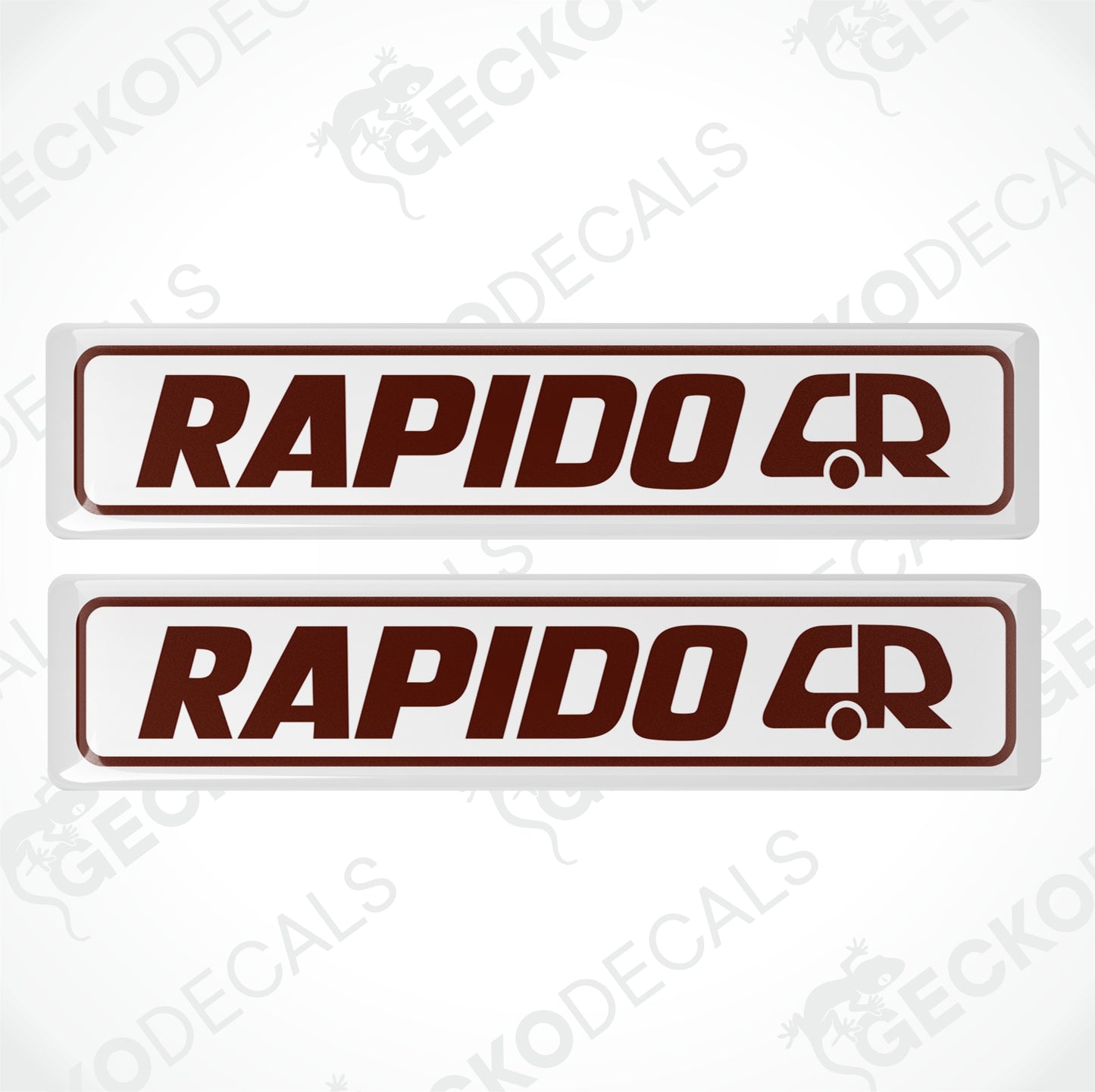 RAPIDO CARAVANS EPOXY DECALS