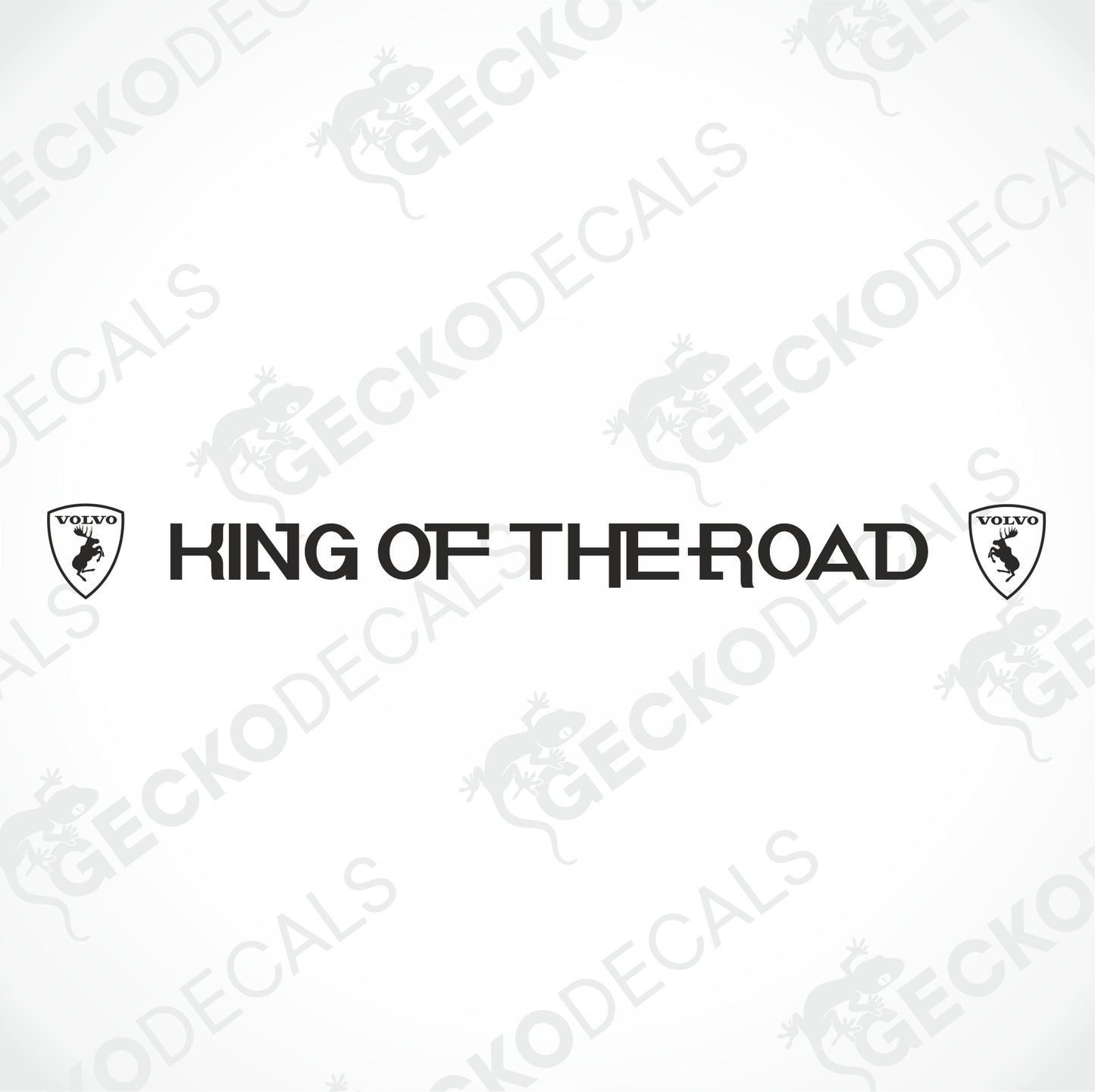 VOLVO KING OF THE ROAD WINDSCREEN