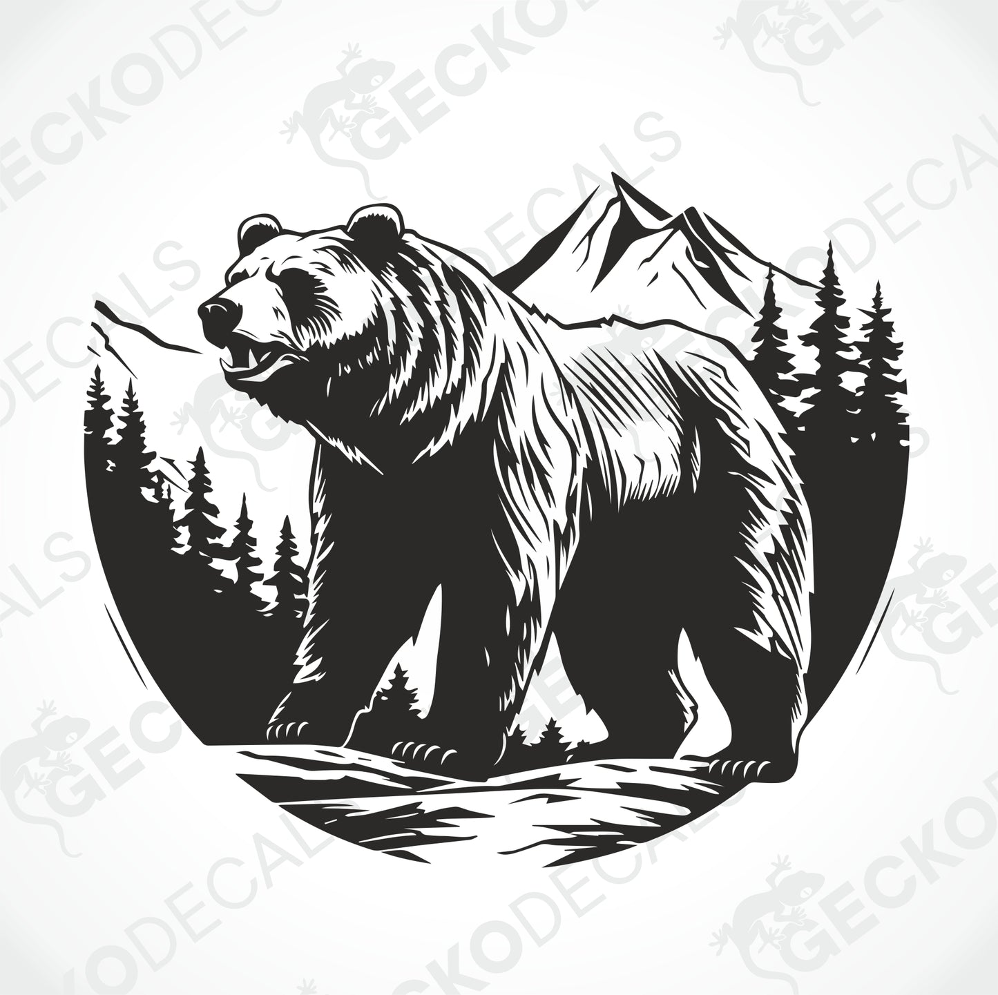 A BEAR IN THE MOUNTAIN NATURE