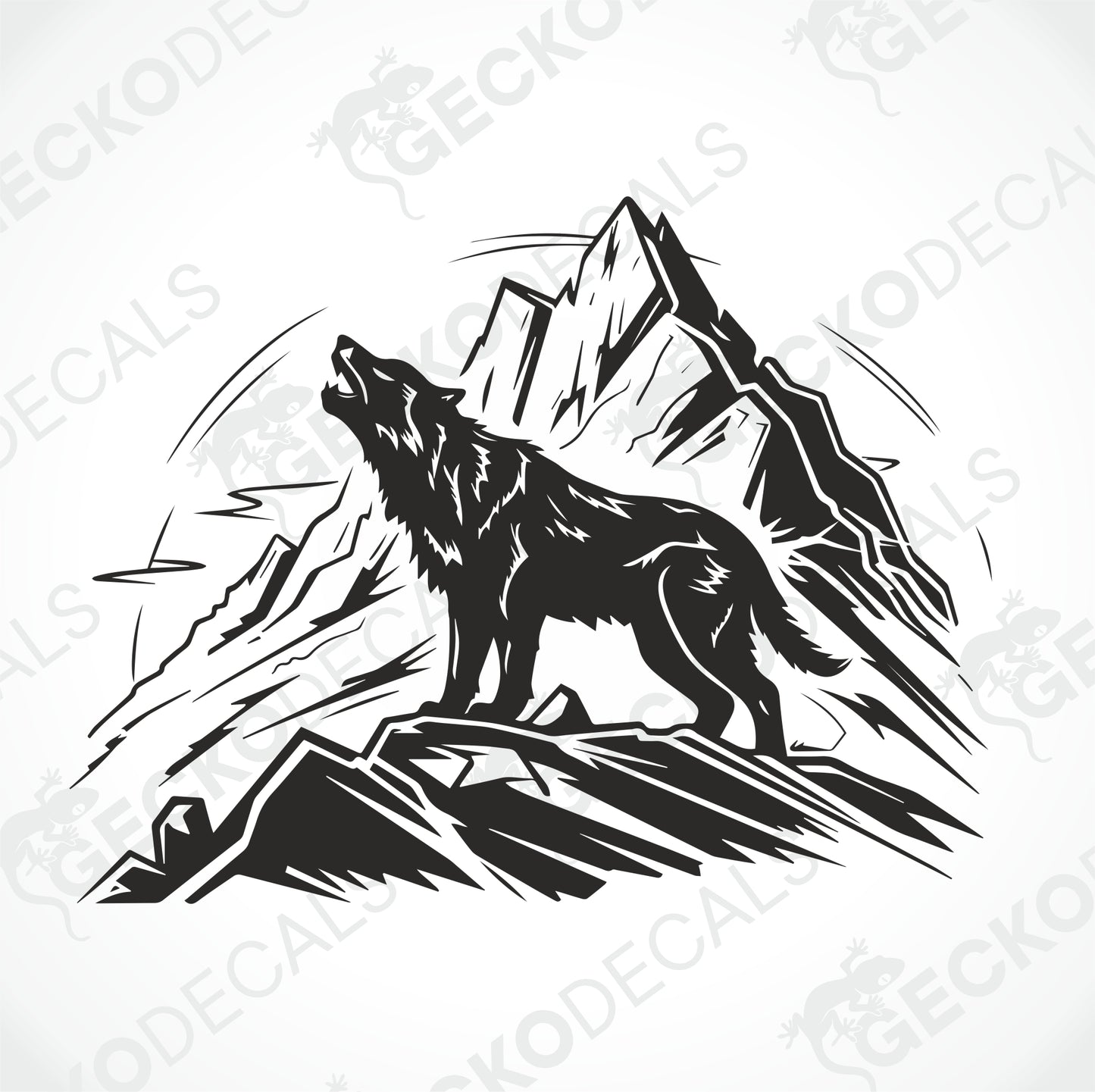 THE WOLF HOWLS IN THE MOUNTAINS