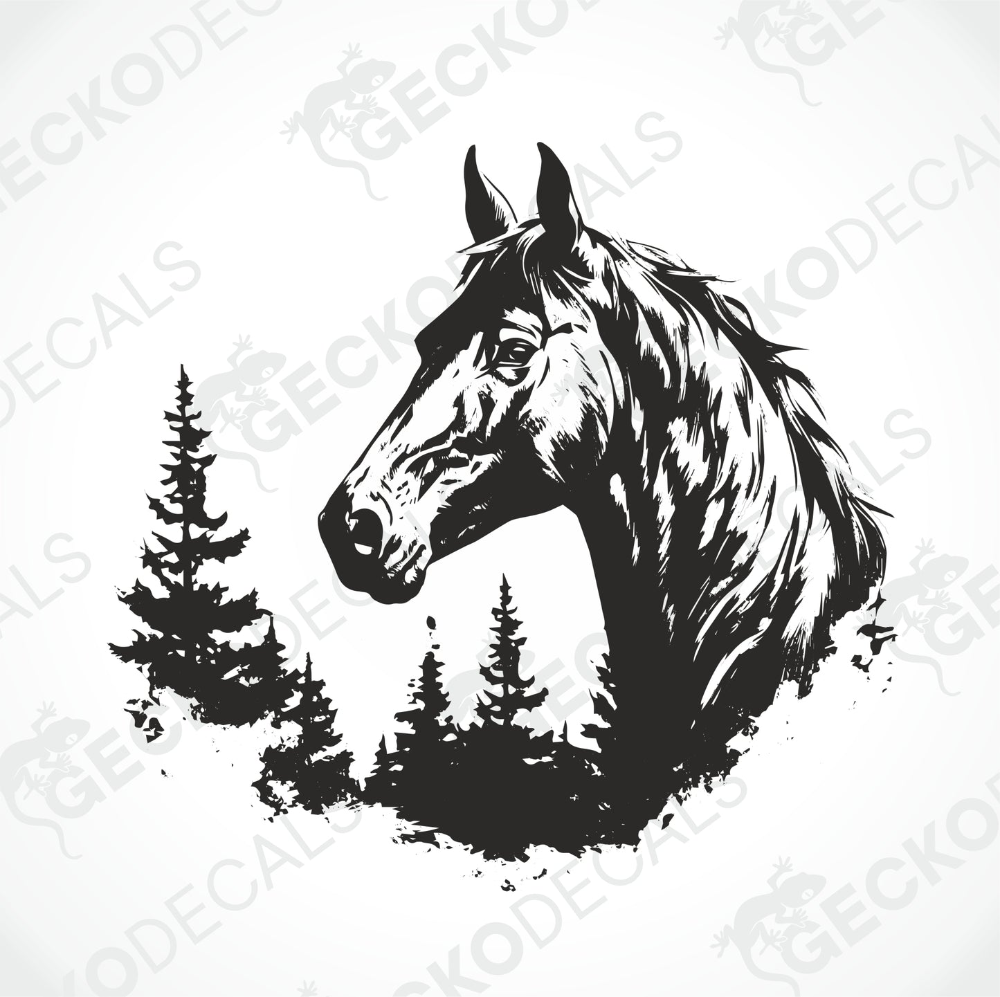 HORSE IN THE FOREST
