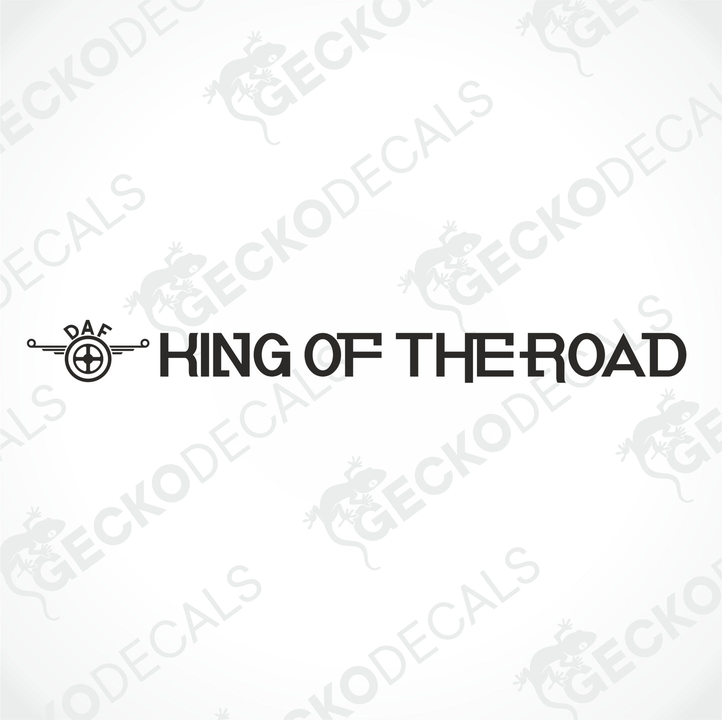 DAF KING OF THE ROAD WINDSCREEN