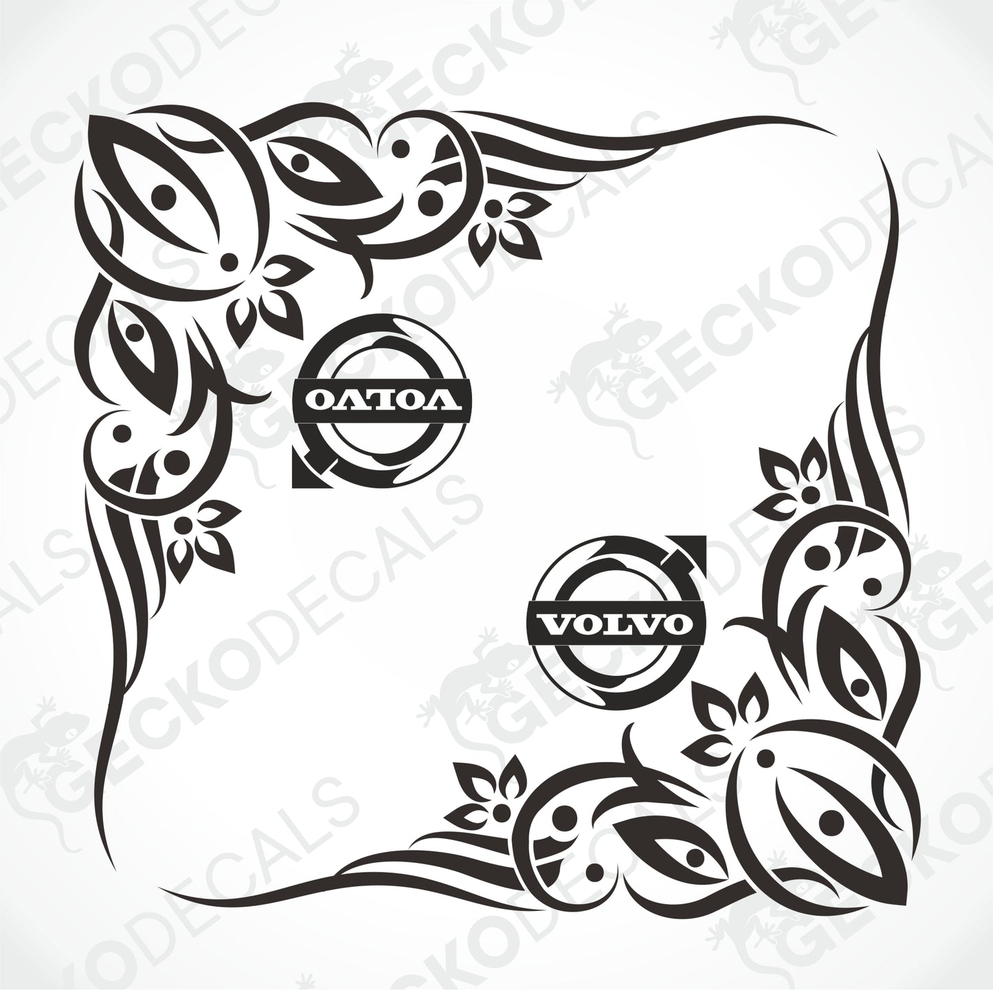 VOLVO SIDE WINDOW DECALS