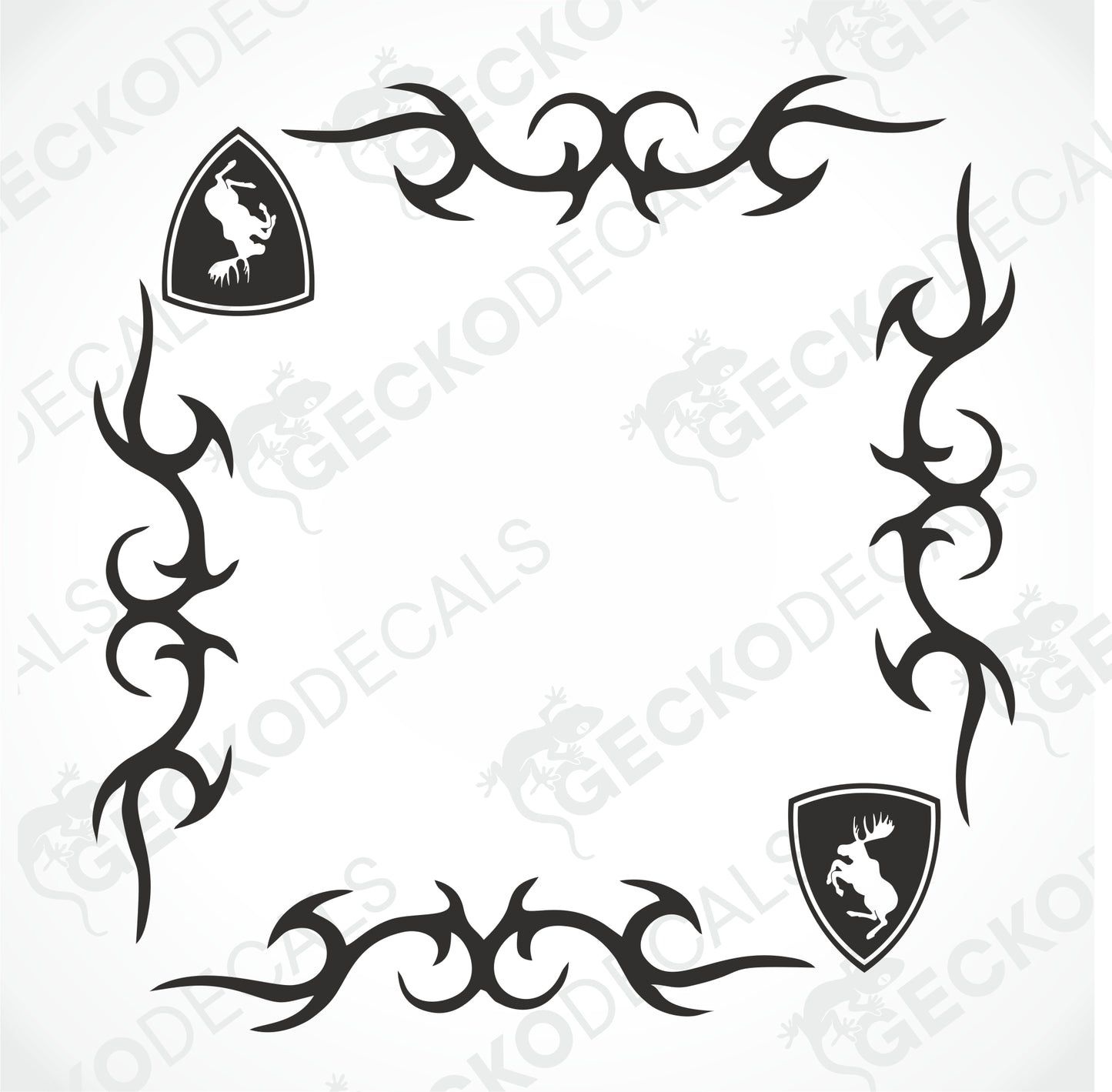 VOLVO TRIBAL SIDE WINDOW DECALS