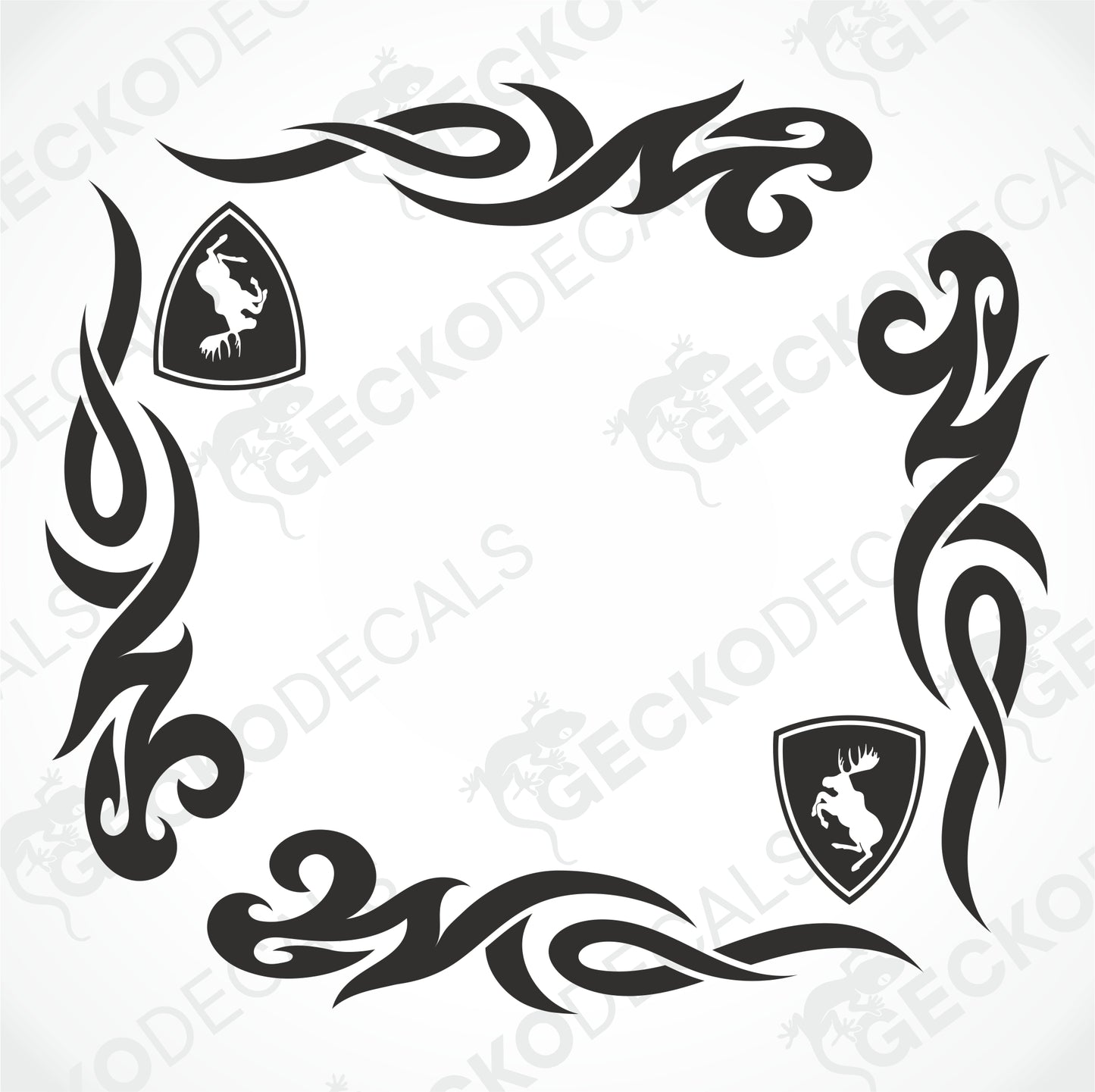 VOLVO TRIBAL SIDE WINDOW DECALS