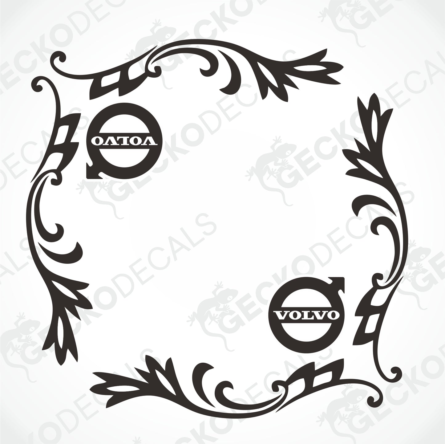 VOLVO SIDE WINDOW DECALS