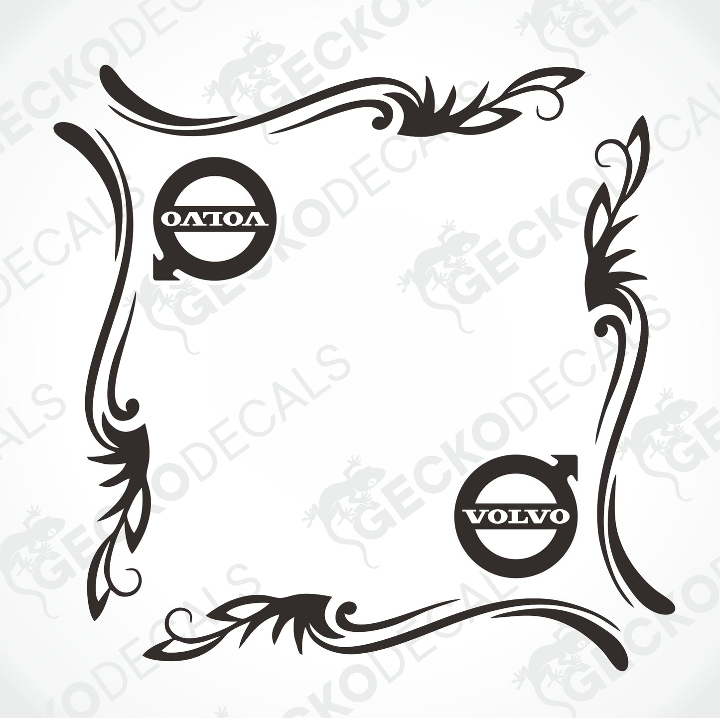 VOLVO SIDE WINDOW DECALS