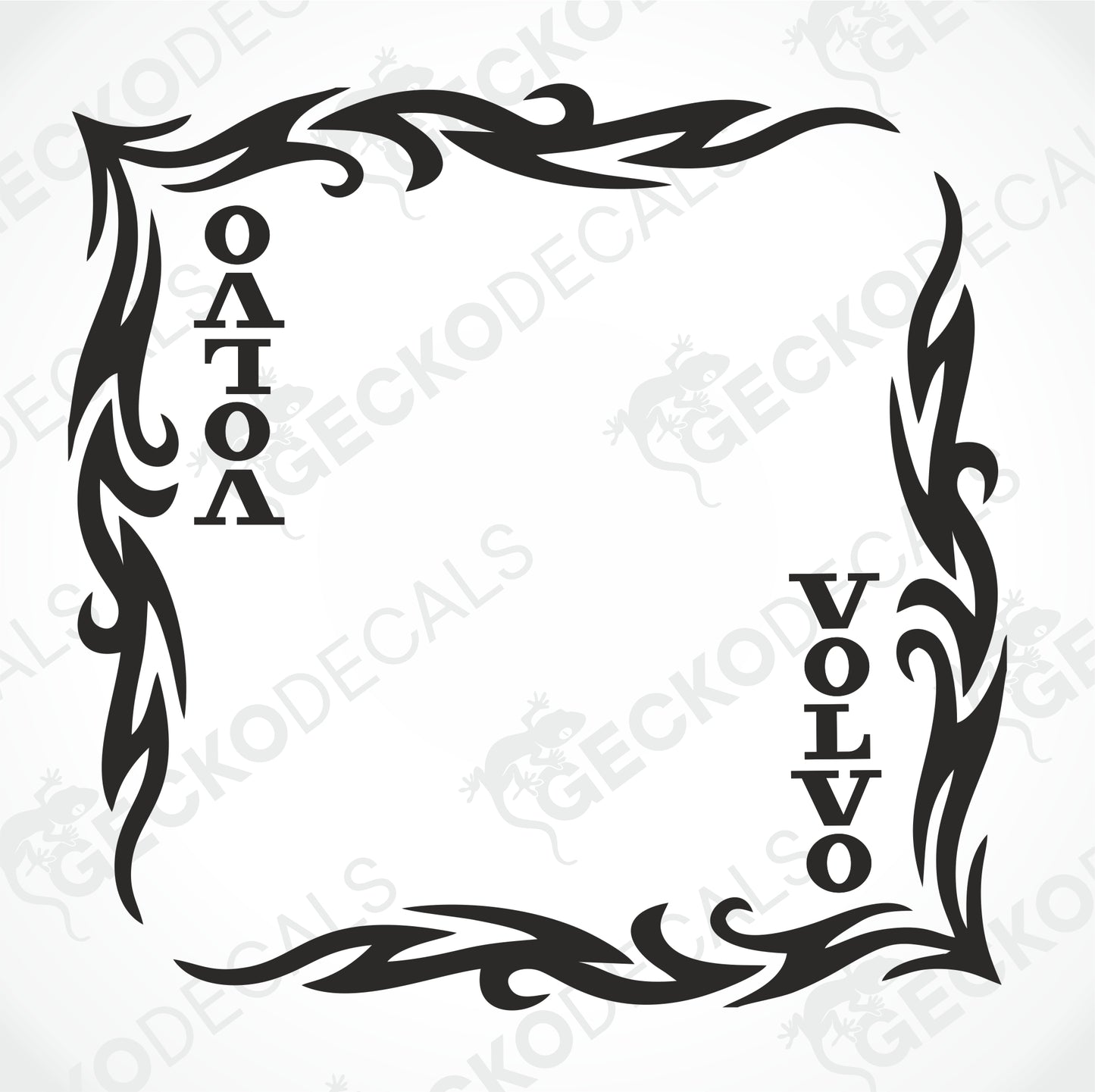 VOLVO TRIBAL SIDE WINDOW DECALS
