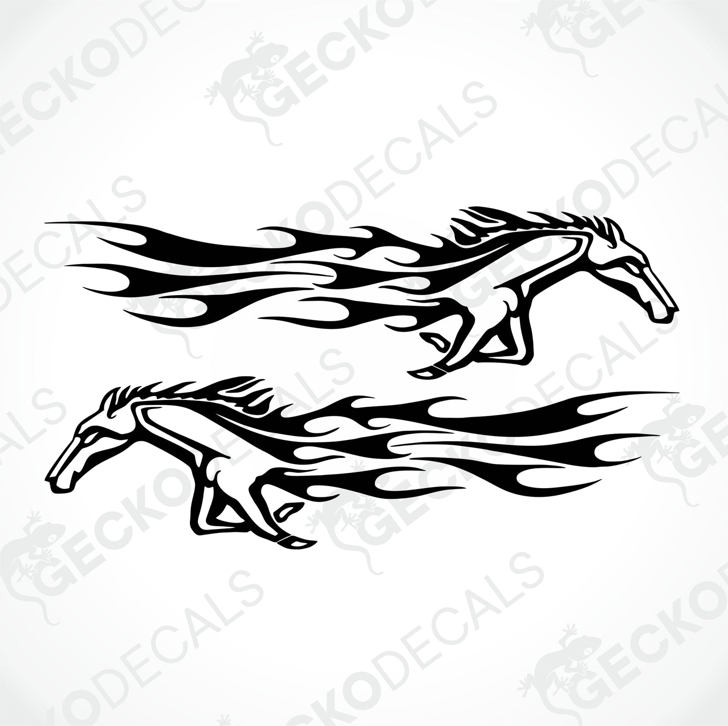 HORSES TRIBAL DECALS