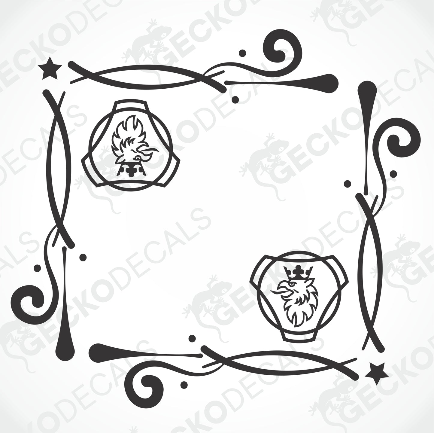 SCANIA SIDE WINDOW DECALS