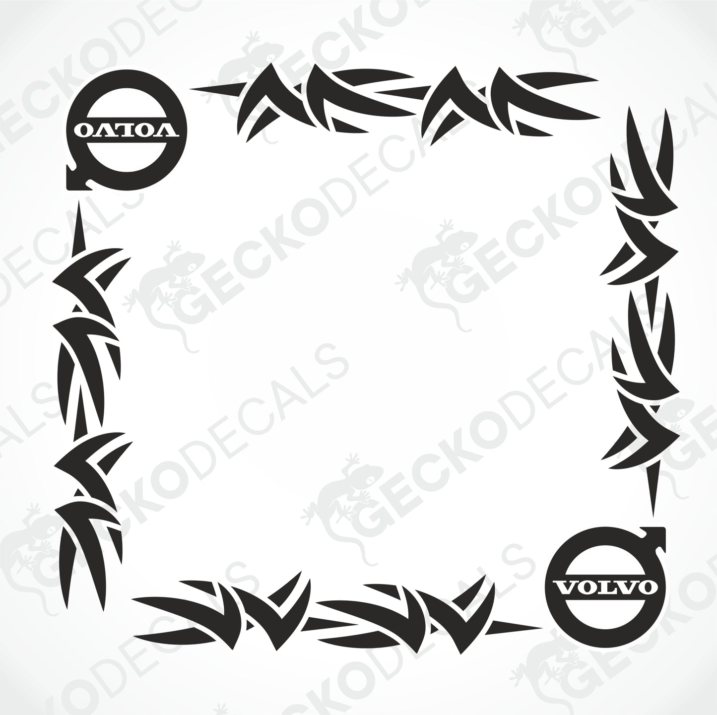 VOLVO TRIBAL SIDE WINDOW DECALS