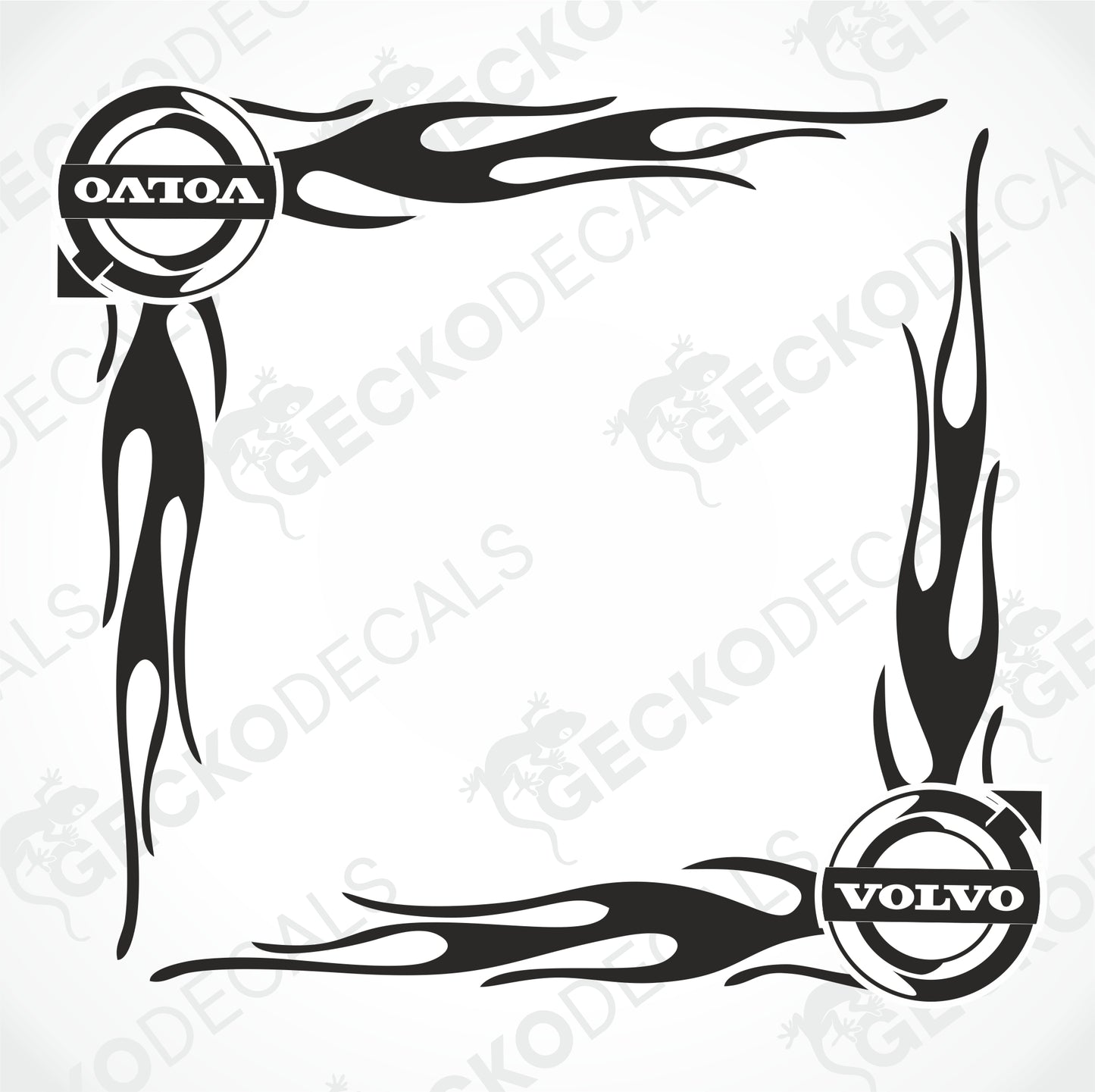 VOLVO TRIBAL SIDE WINDOW DECALS