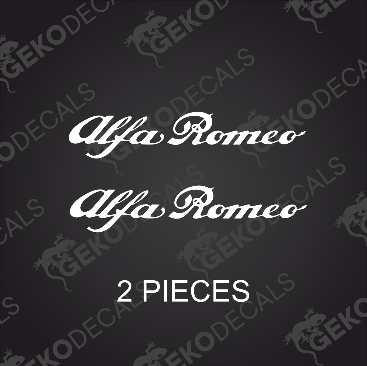 ALFA ROMEO BRAKE DECALS
