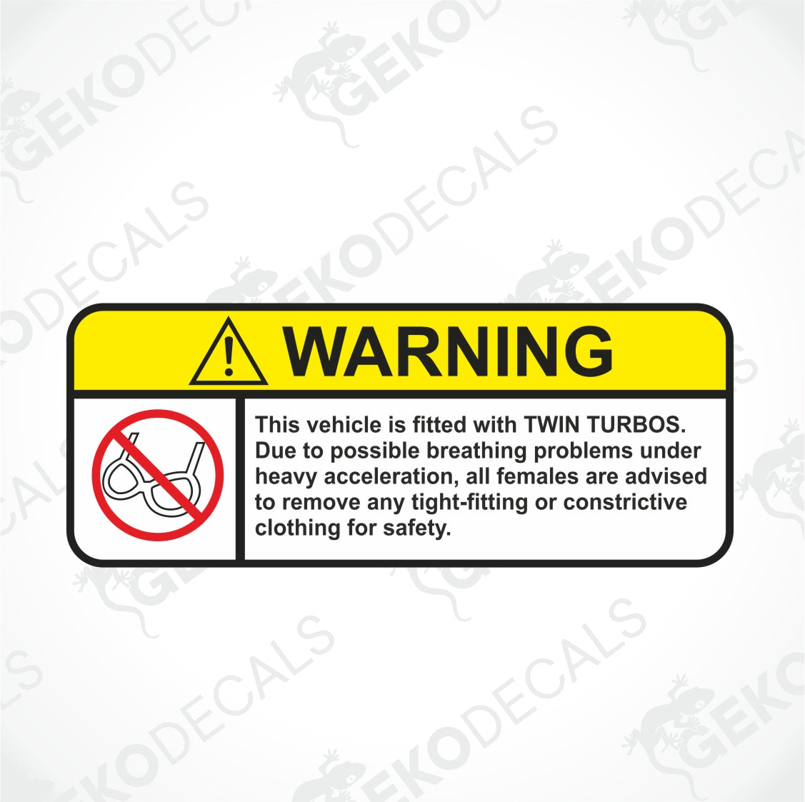 WARNING TWIN TURBO