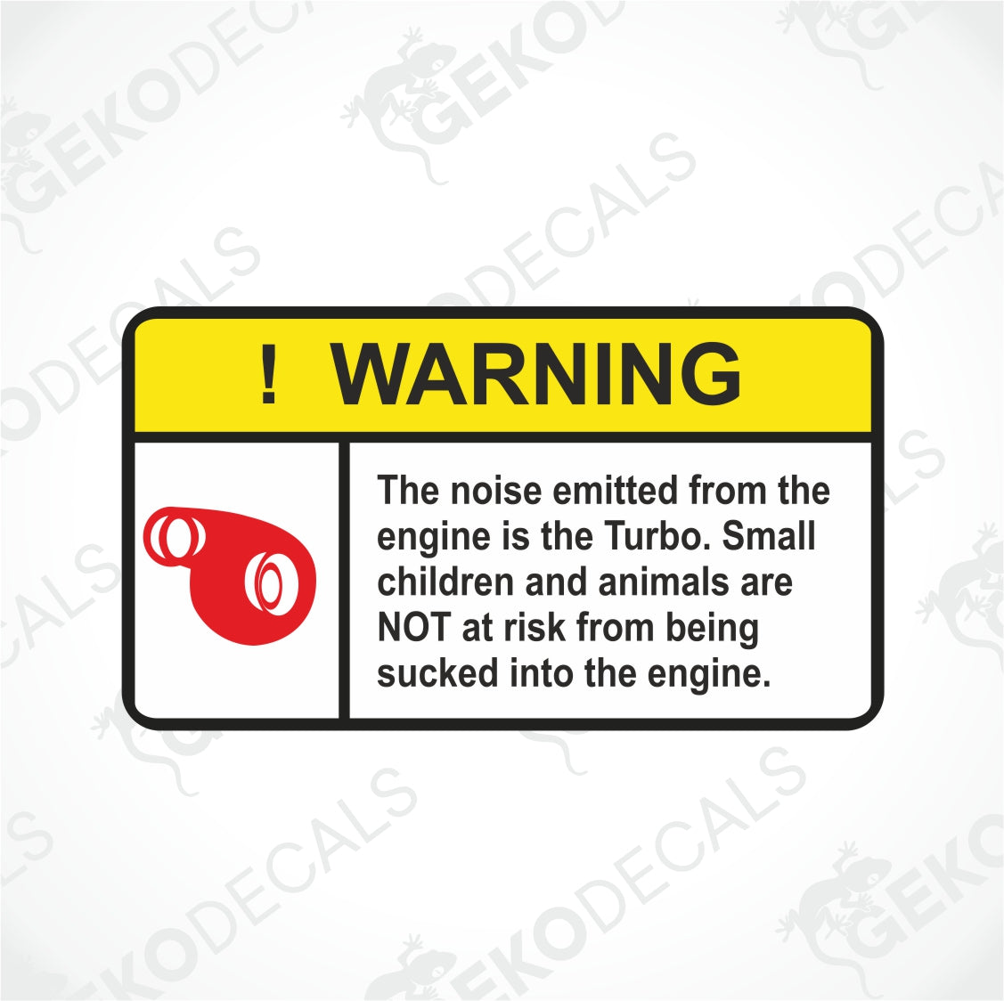 WARNING TURBO