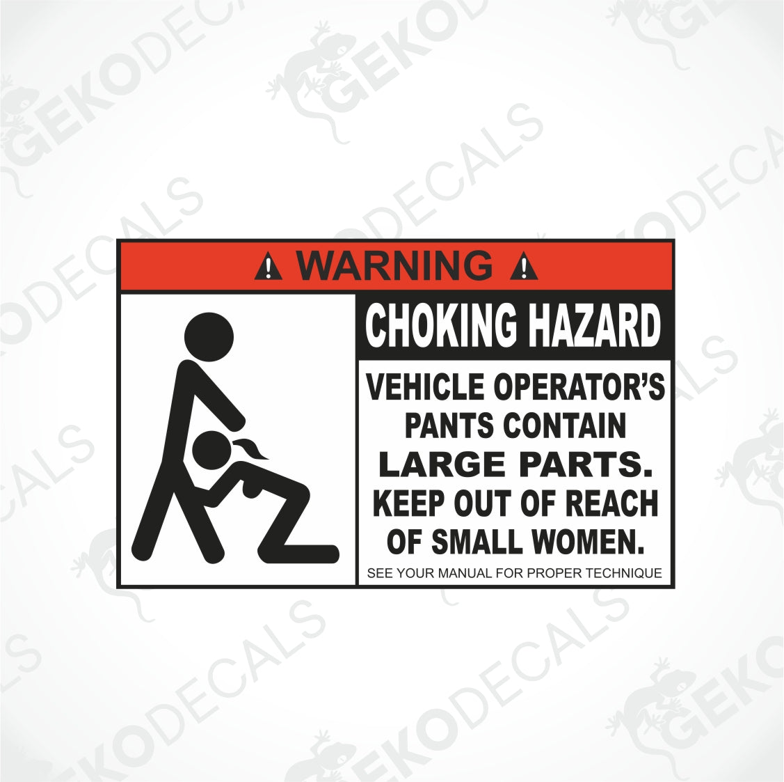 WARNING CHOKING HAZARD
