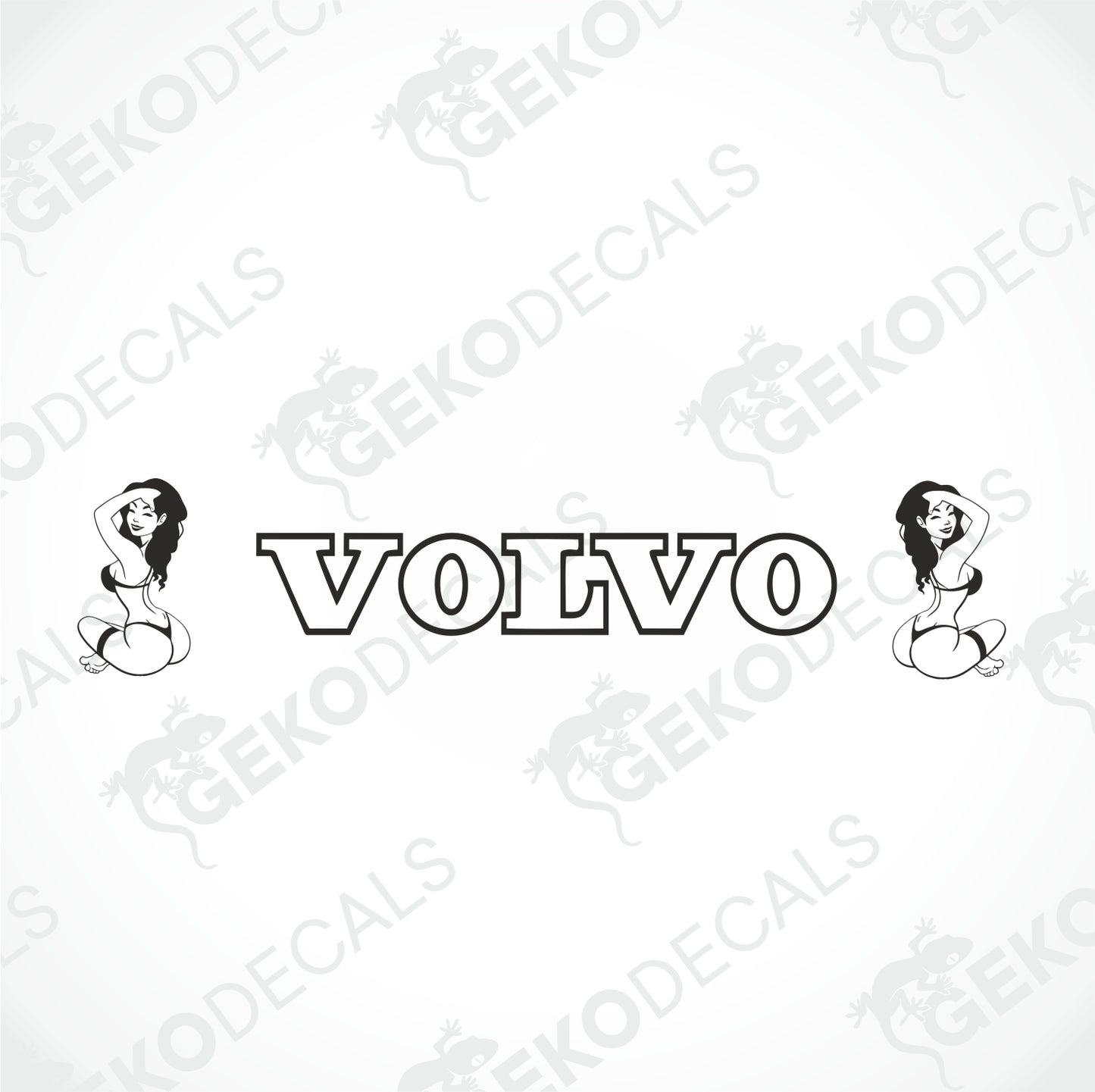 VOLVO WITH SITTING GIRLS