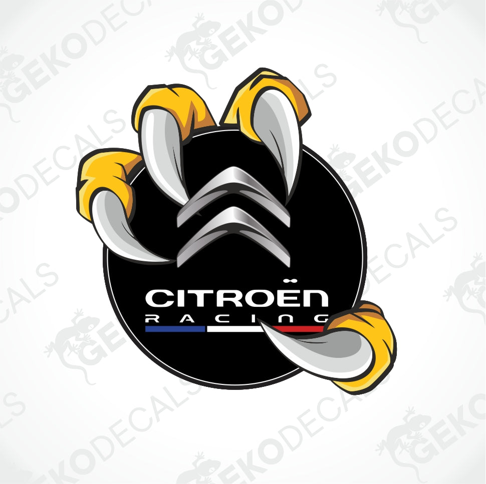 CITROEN NAILS/STIKER SET