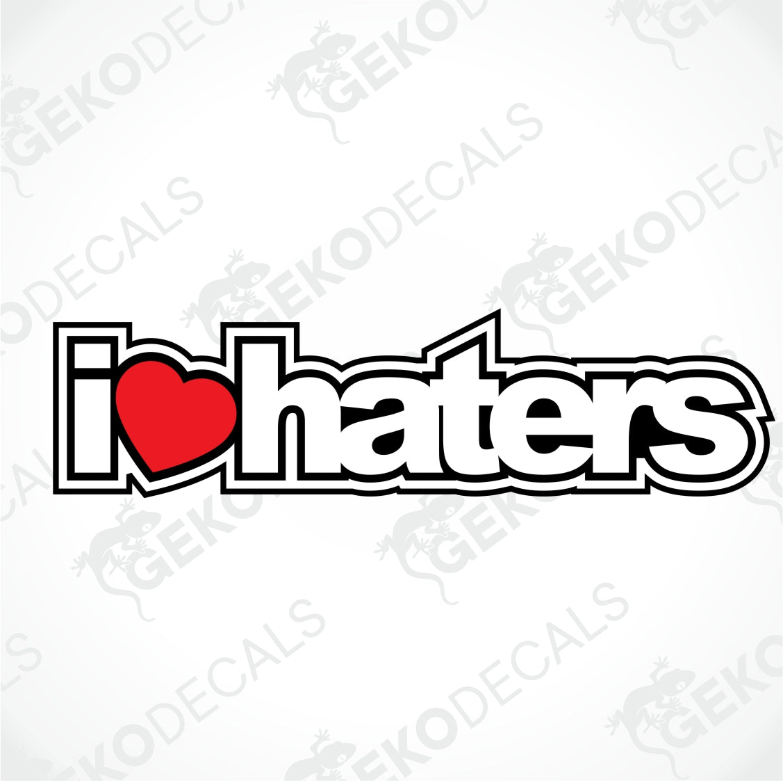 I LOVE HATERS
